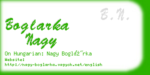 boglarka nagy business card